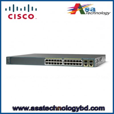 Cisco Catalyst 2960+24TC-S 24 Port 10/100 Switch with Gigabit Uplink