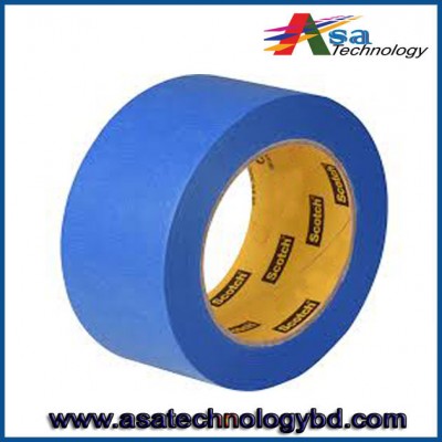 Masking Tape Heat Crepe Paper For Printer Traceable, Writable Clothing Labels 48Mm x 30M Resistant Adhesive