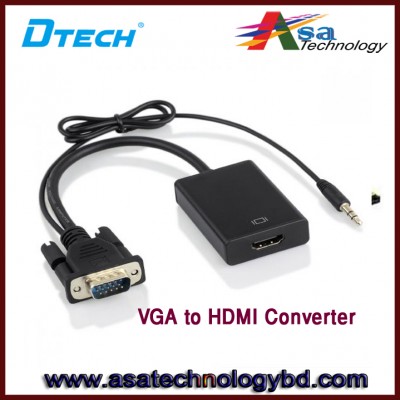 VGA To HDMI Converter Cable-4K Supporter