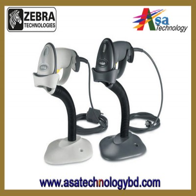 Barcode Scanner Zebra Symbol LS1203 Barcode Scanner, Includes Stand and USB Cord