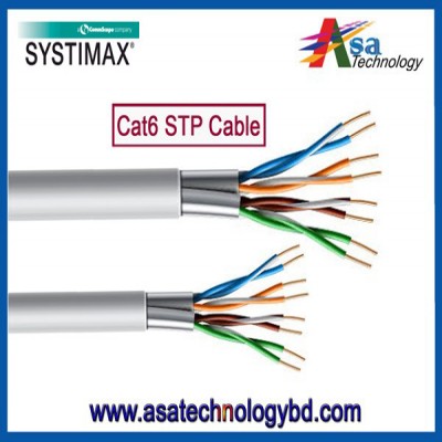 S/UTP CAT6A Cable 10G, 23 AWG LSZH Bear Copper 4-Pair