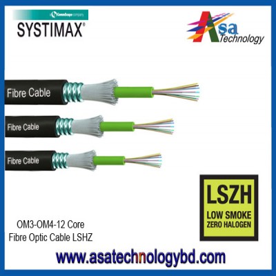 12core Fibre Optic Cable LSHZ OM3-OM4 armoured loose tube Cable