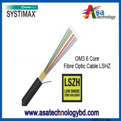 6core Fibre Optic Cable LSHZ OM3 armoured loose tube Cable
