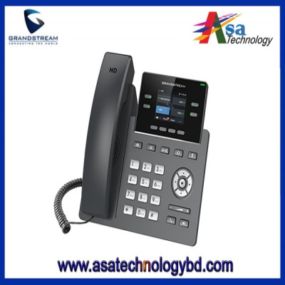 IP Telephone set PoE, Grandstream, GRP2612P, 2 SIP accounts and 4 multi-purpose line keys