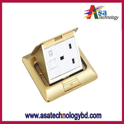 Electrical Table Socket Pop Up Box and Floor Pop Up Box Singel Universal Socket Singel Network Port