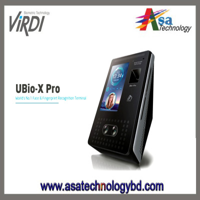 Virdi UBIO-X PRO Advance Face & Fingerprint Recognition Terminal