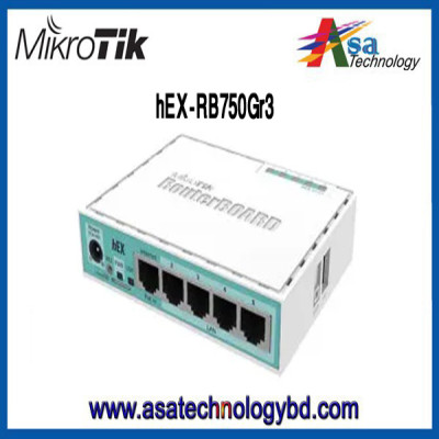 MikroTik hEX RB750Gr3 5x Gigabit Ethernet Router