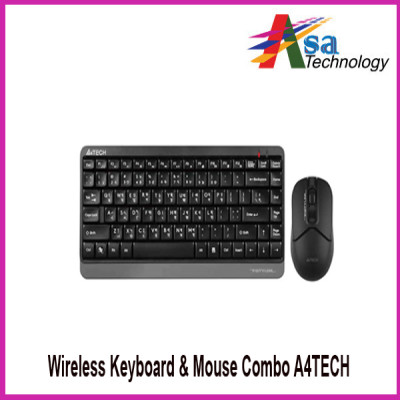 Wireless Keyboard & Mouse Combo A4TECH FG1112 Black With Bangla