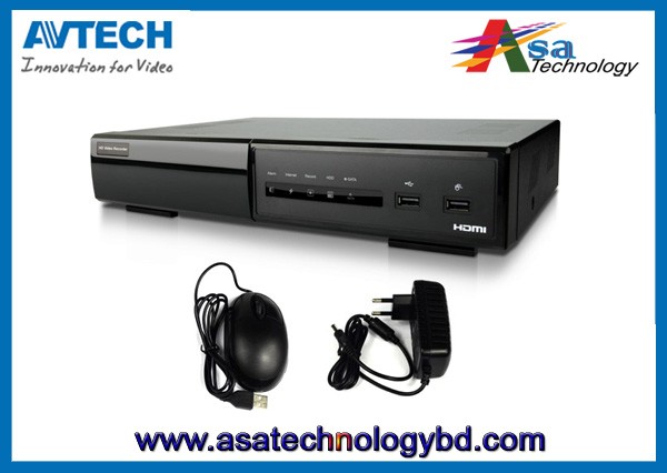 Avtech Nvr Avh0401  4 Channel Plug-N-Play Poe Nvr Ip Recorder Camera