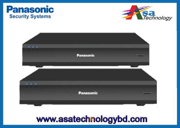 Panasonic 64ch 4k&h.265 2u network video recorder, pi-nl4864ck