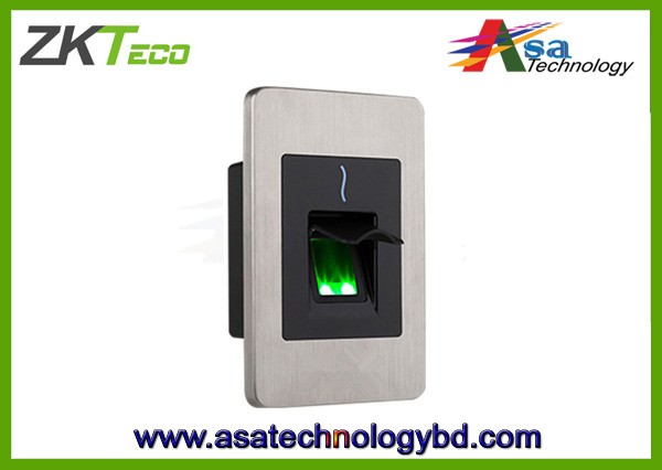 Fingerprint & Card RFID Exit Reader Flush Mounted ZKTeco FR1500