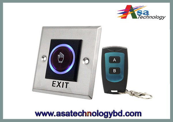 Button Wifi Push Button/Exit Push Button for Access Control No Touch Button with Remote Control