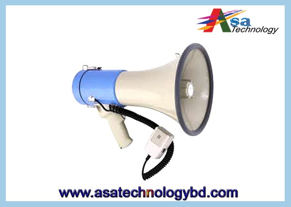 Hand Mike 25W Megaphone With Built-In Siren