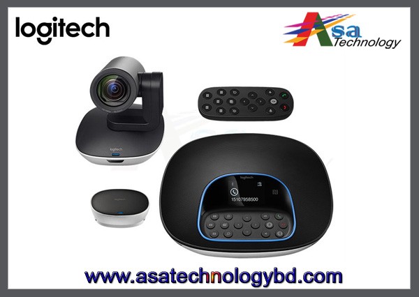 Video Conference System Webcam, with Expansion Mics Logitech GROUP