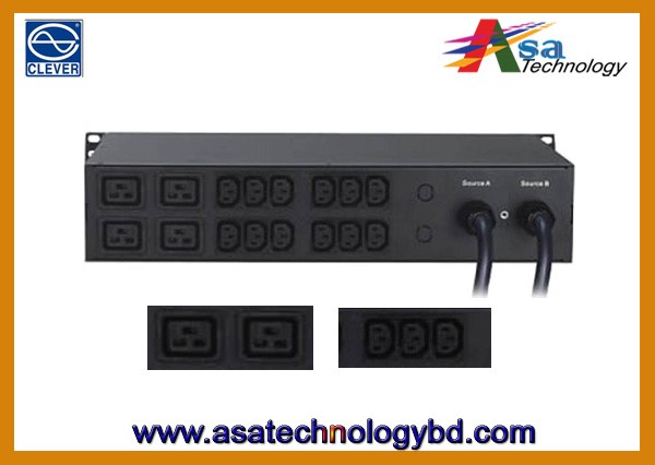 Automatic transfer switch ATS PDU Intelligent ATS AR228H1622, C13-12port, C14-4port, 16-port