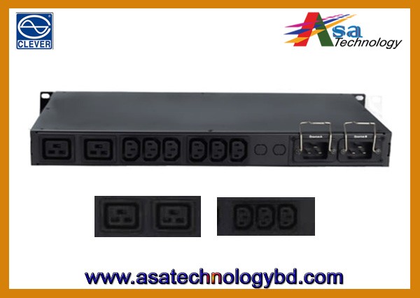 Automatic Transfer Switch ATS PDU Intelligent ATS AR128H0812, C13-6port, C14-2port, 8-Port