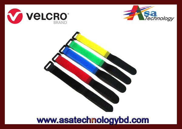 Velcro Cable Tie Hook and Loop Elastic Buckle