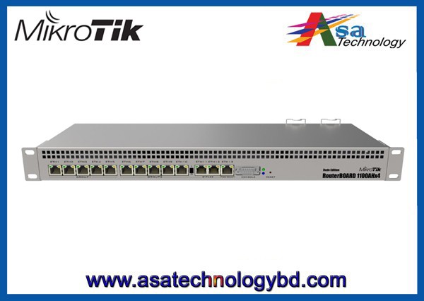 MikroTik RB1100Dx4 13-Port Gigabit Router Dude Edition