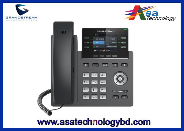 IP Telephone set PoE, Grandstream, GRP2613, 3 SIP accounts and 6 multipurpose line keys