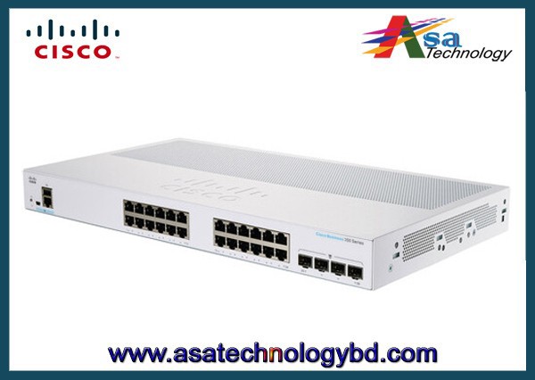 Cisco CBS350-24P-4G-EU 24-Port POE Gigabit Managed Switch